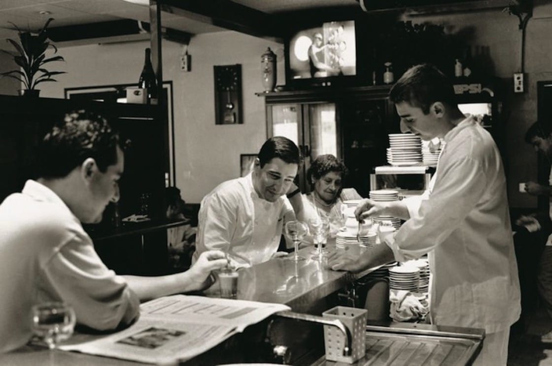 The Roca brothers and mother Montserrat Fontané