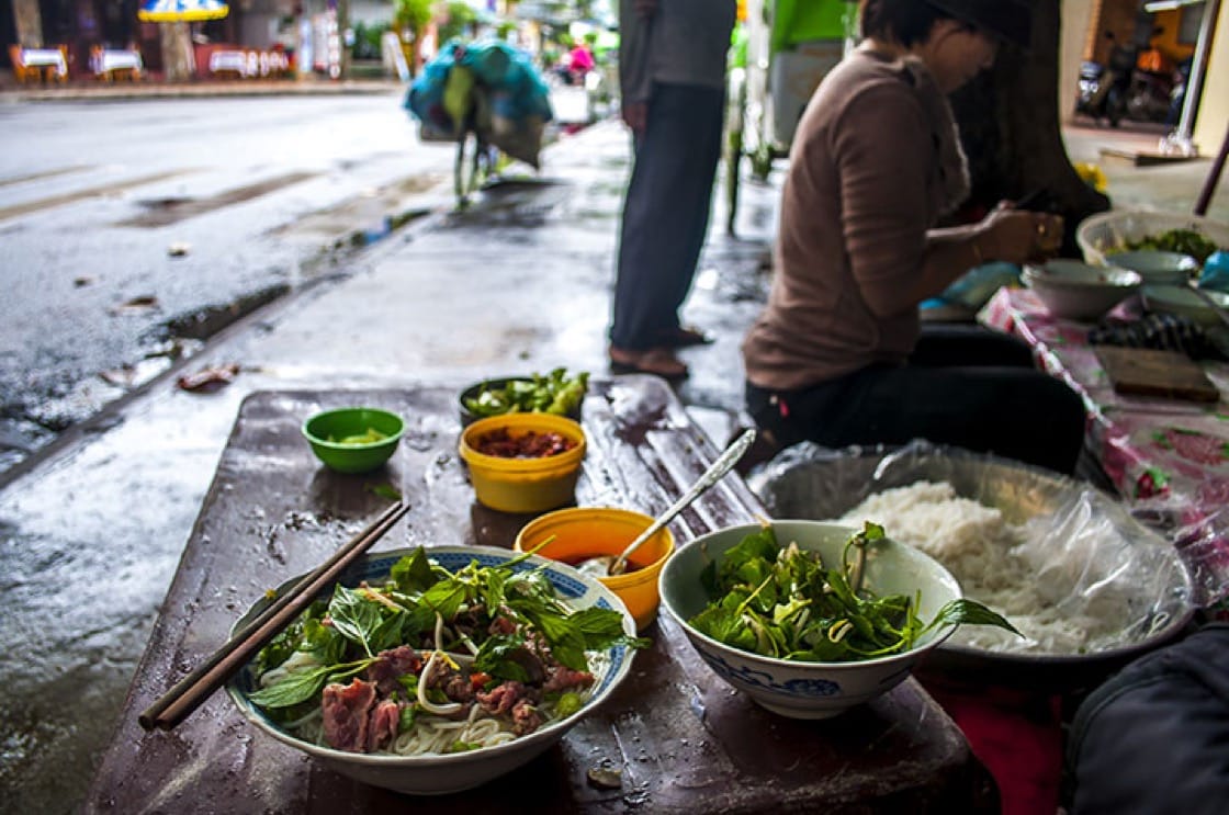 A Bowl of Pho in Vietnam