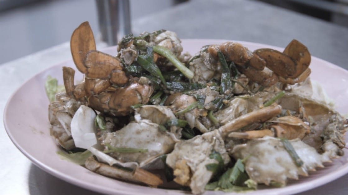 The pepper crab is one of JB Ah Meng's signatures.