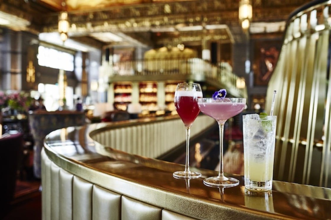 Fancy mocktails at Atlas Bar
