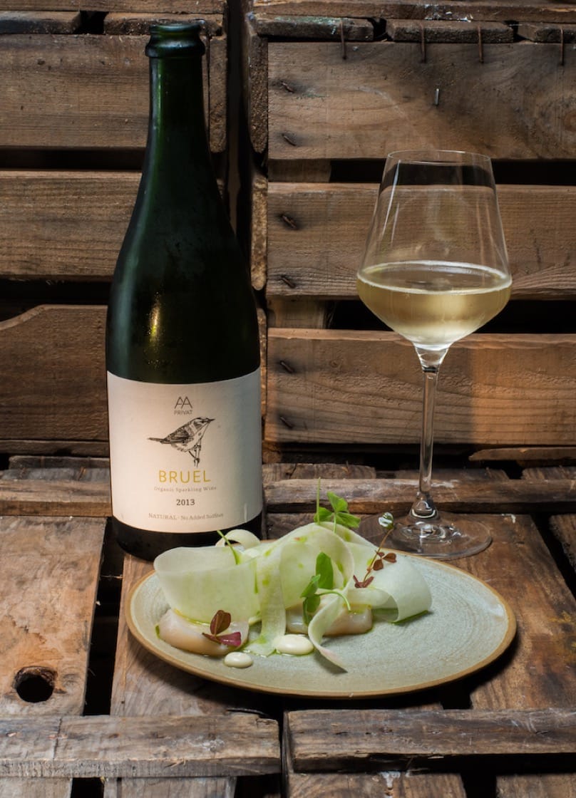 Natural wines are paired with the food for this pop up.