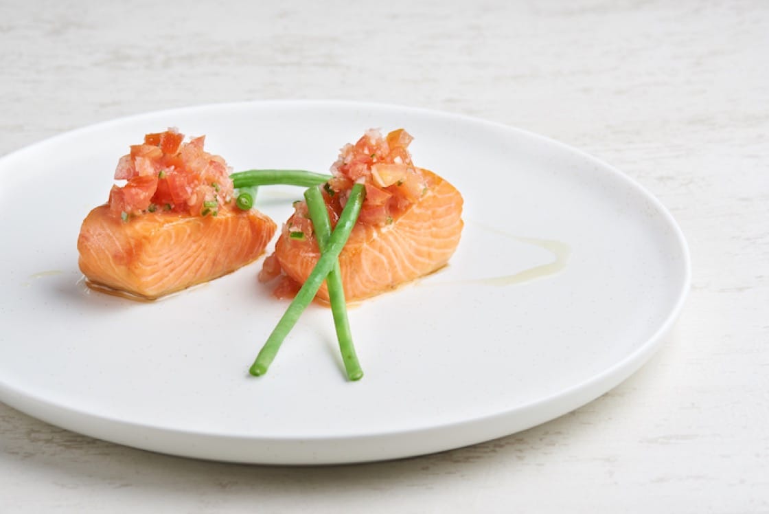 Hot smoked salmon