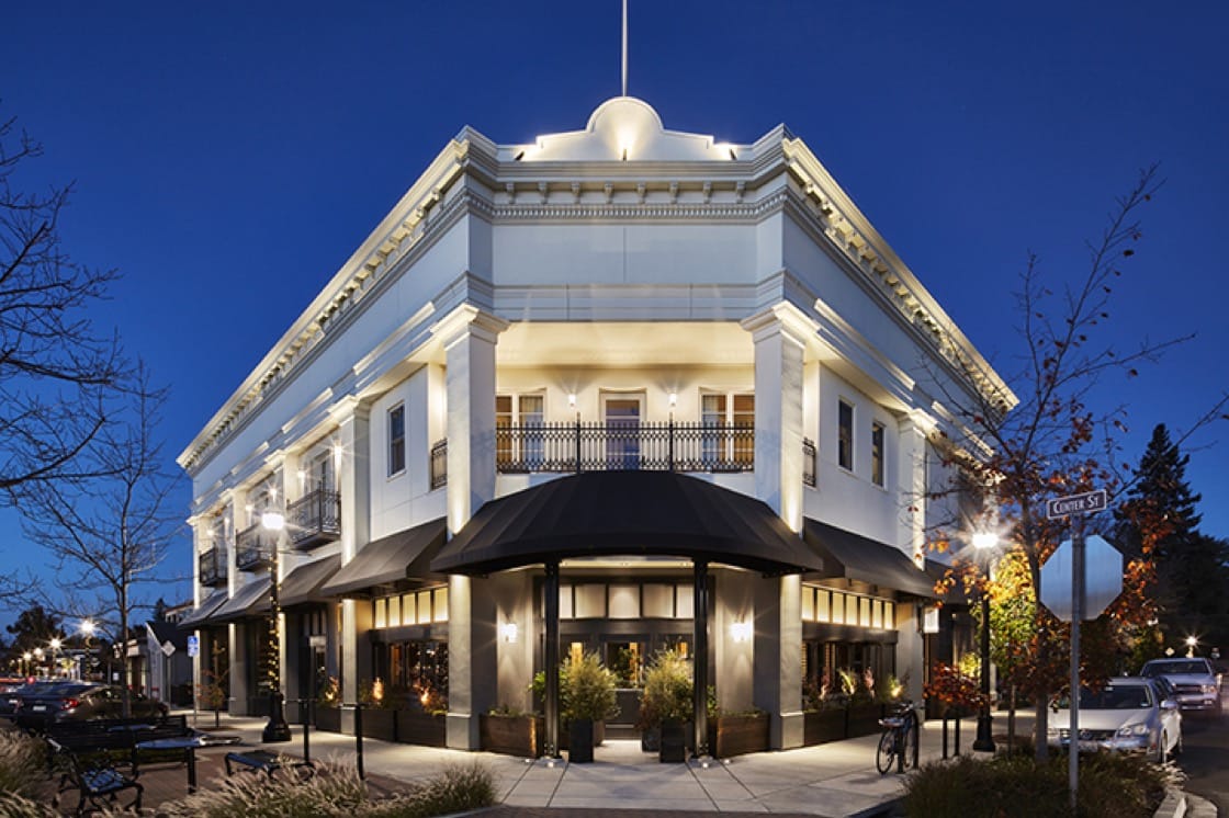 The SingleThread property in the quaint town of Healdsburg in Northern California (Pic: SingleThread, Garrett Rowland)