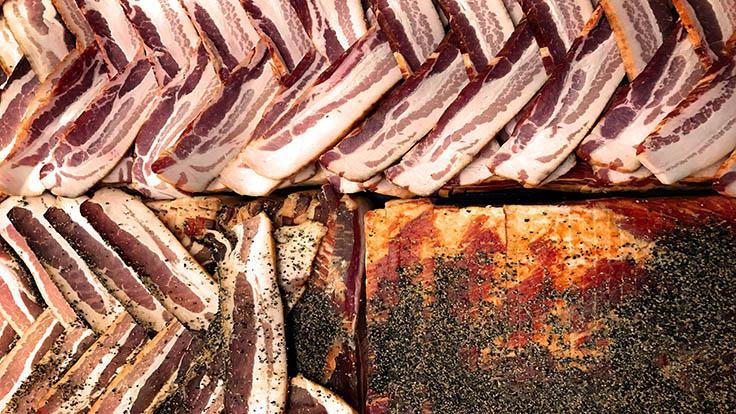 從標誌性的豬肉批到香腸、醃豬腿與煙肉,豬肉生產的各樣產品都有其吸引力。