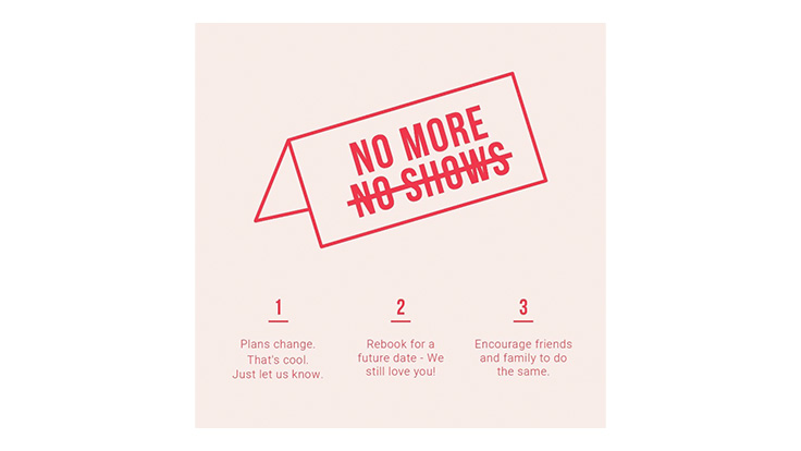 No more no-shows