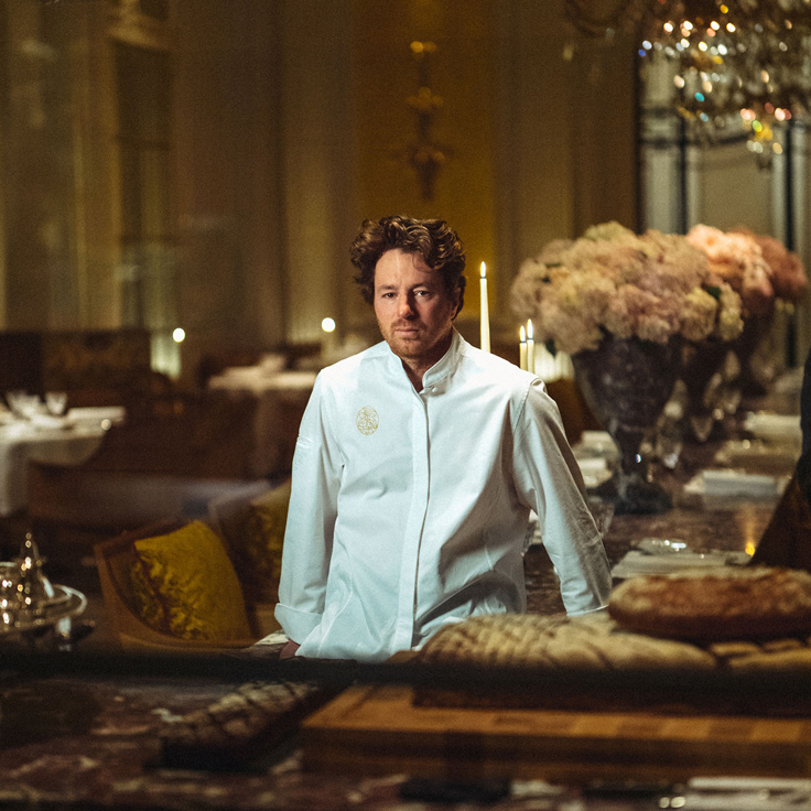 Jean Imbert, désormais au Plaza Athénée, gagnant la saison 3 de Top Chef, diffusée sur M6 en 2012 © Boby Allinok