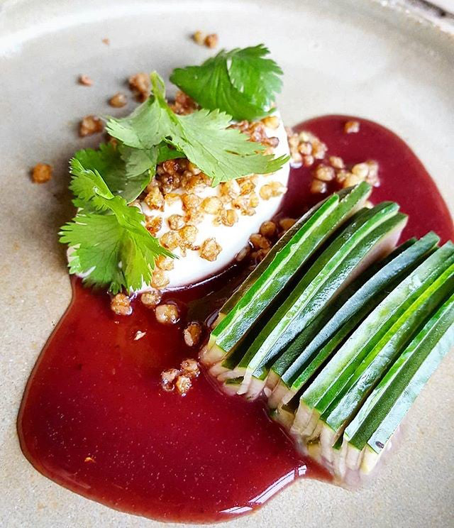  Un plat du chef Florent Ladeyn (Auberge du Vert Mont), finaliste de la saison 4 de Top Chef en 2013 © Antoined_Fr