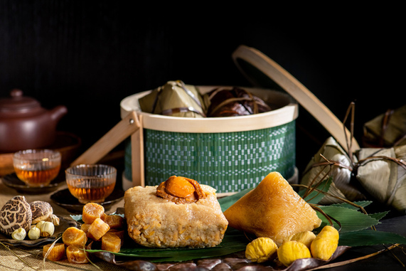 Steamed Sweet Dumpling with Chestnut and Steamed Rice Dumpling with Abalone, Pork and Mushroom at Rosewood Hong Kong's The Legacy House