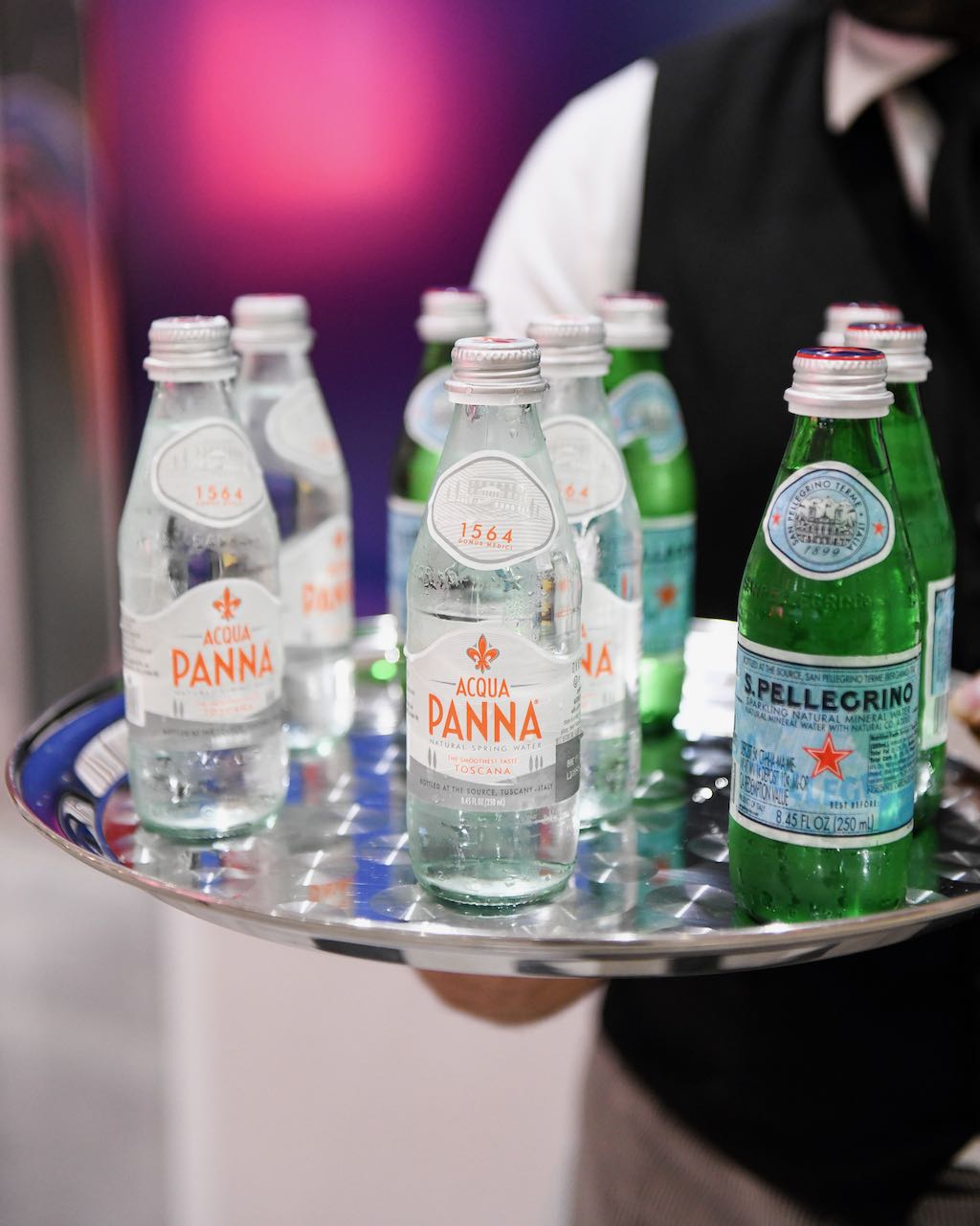 Acqua Panna and San Pellegrino at the party