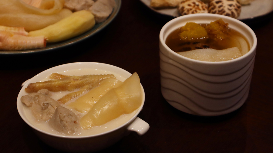  Yat Tung Heen’s Pork Lung Soup with Fish Maw and Almond (Photo: Maggie Wong)