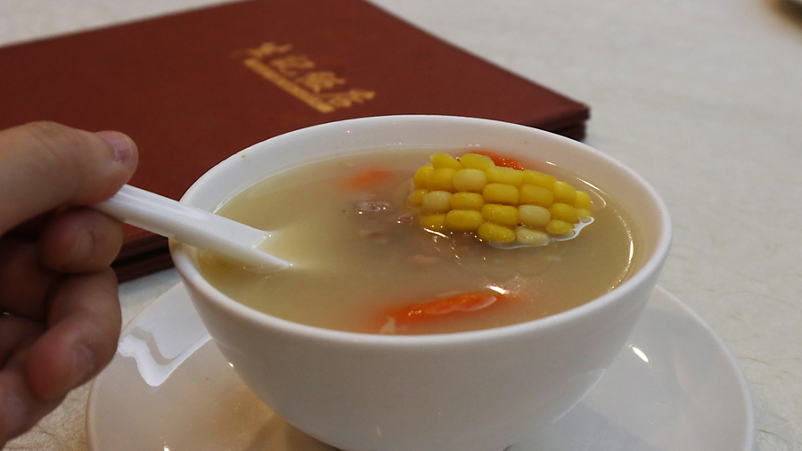 At Sang Kee, the pot of soup is always cooked by boiling and never simmering. (Photo: Maggie Wong)
