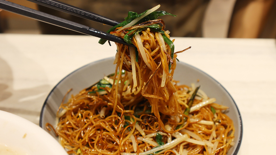 Trusty Congee King in Wan Chai offers a chow mein so rich in wok hey (breath of wok) that it’s slightly crispy — in addition to all its flavourful fish broth congee offerings.