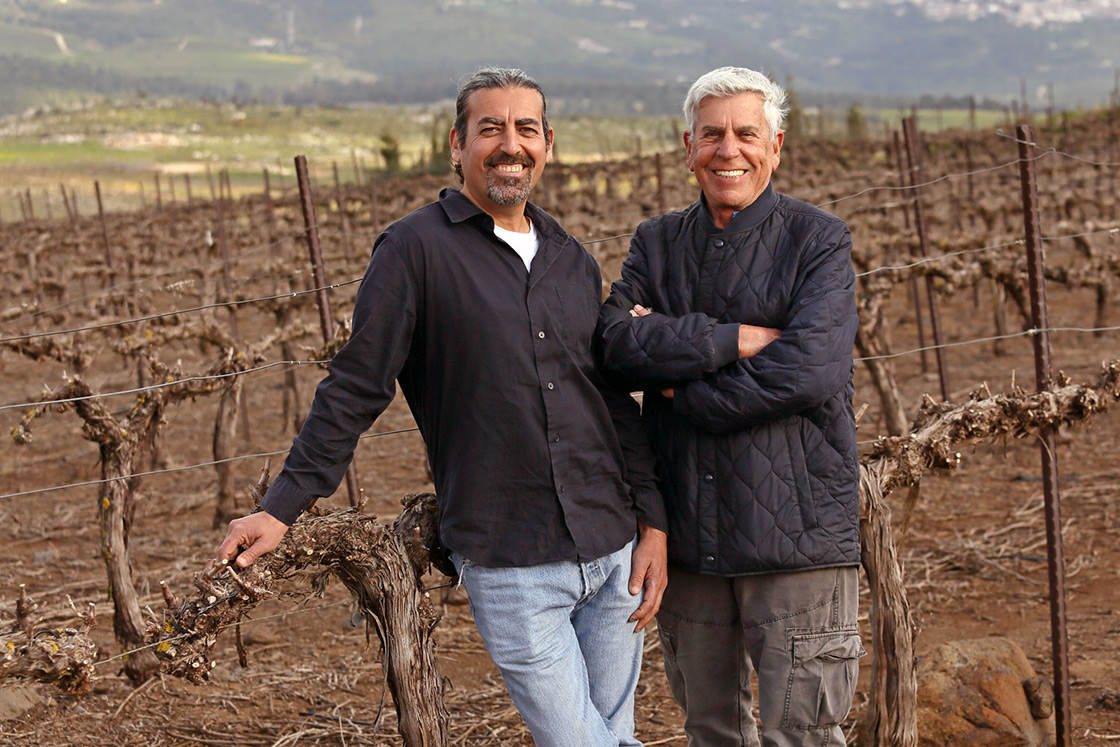 Asaf Margalit and Dr. Yair Margalit Photo: Courtesy of Margalit Winery