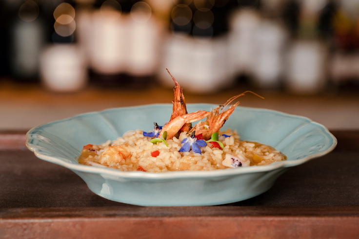 Seafood rice at Gruta