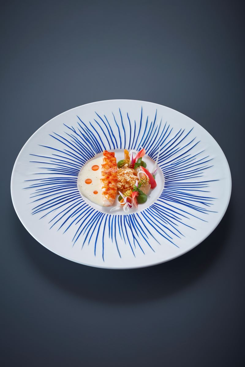 Starter in Two Michelin-Starred Restaurant Ikarus © Helge Kirchberger Photography