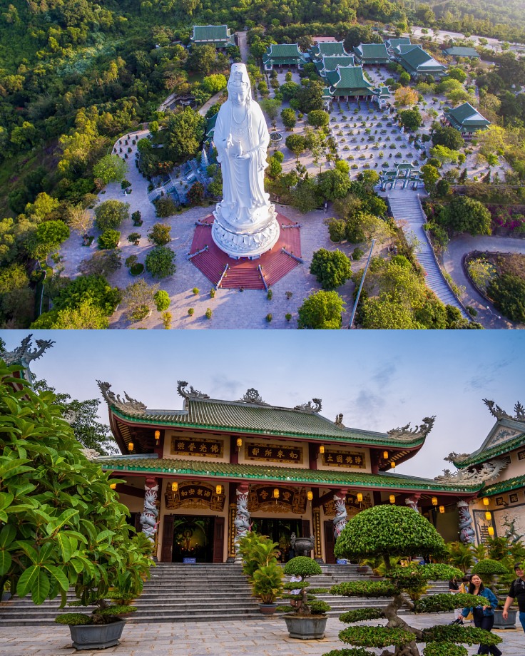 The view of Ling Ung Pagoda, Son Tra peninsula, Da Nang, Vietnam. (© Shutterstock)