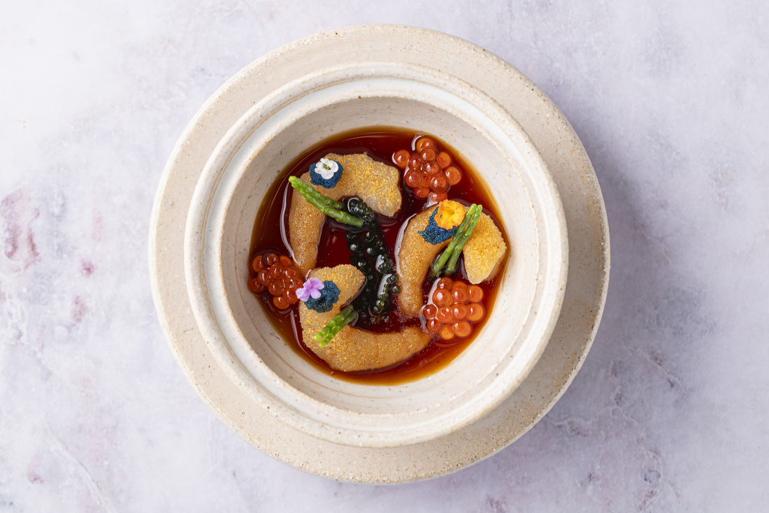 One of the dishes at Haydée by Víctor Suárez (© Juanmi Alemany)