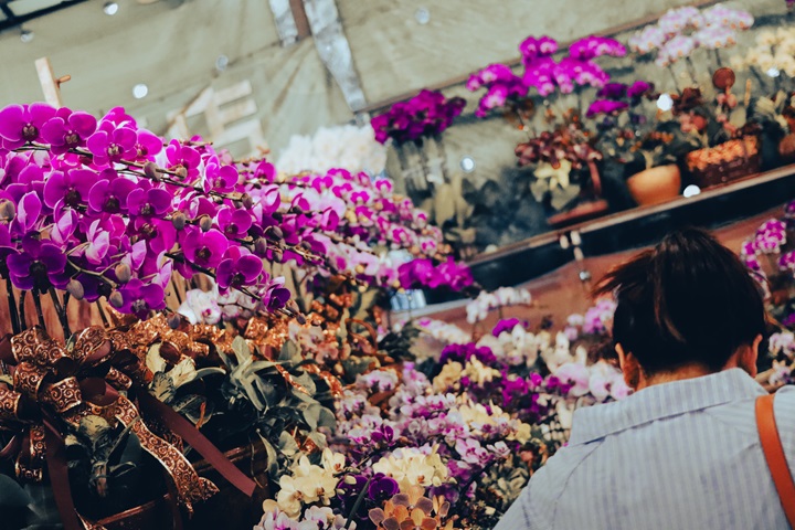 The Flower Market in Taipei. @Shutterstock
