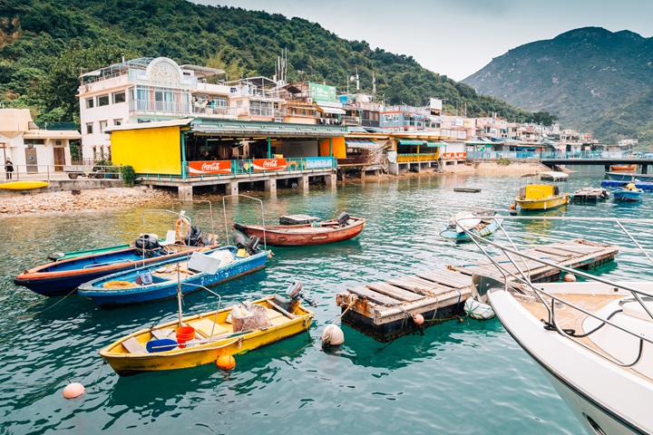 Sok Kwu Wan fishing village on Lamma Island