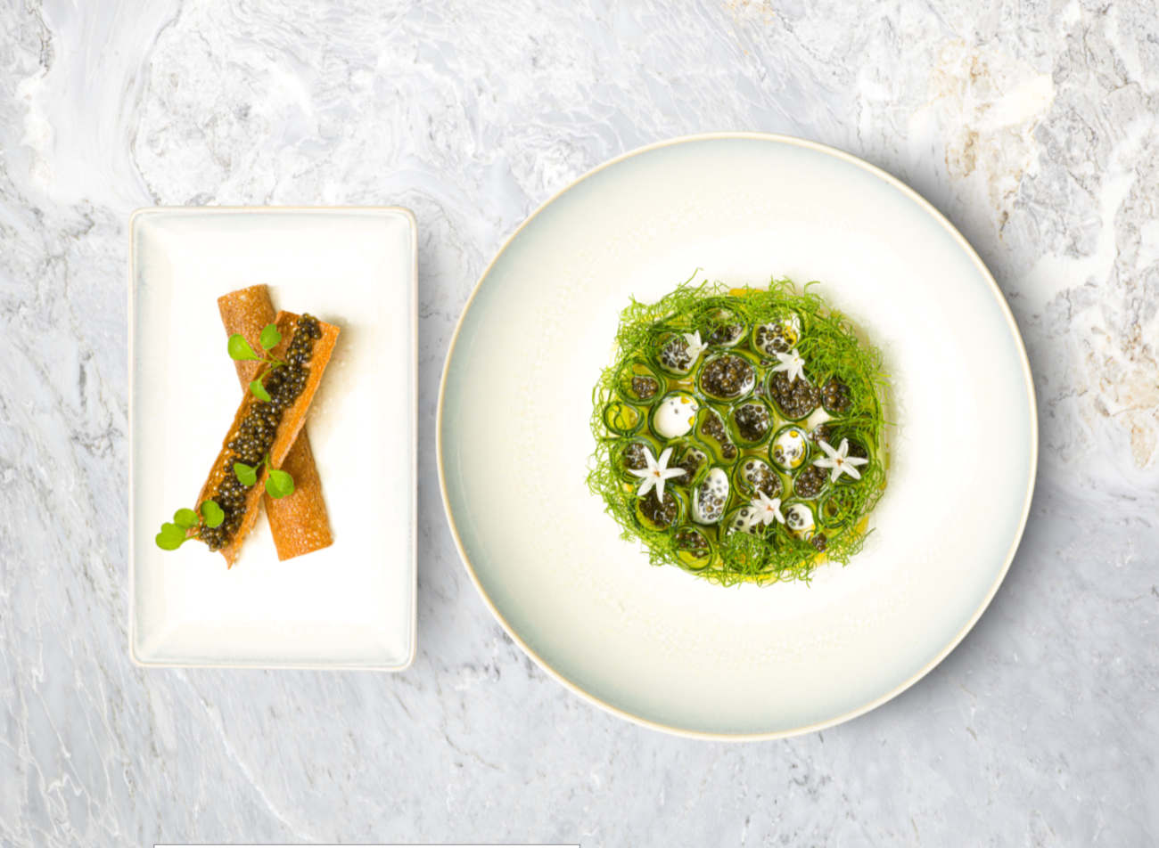 One of the à la carte dishes at Apicius (© Philippe Vaures/Apicius)