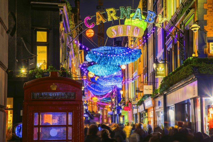 Carnaby Street, near the heart of London's January sales. © serts/iStock