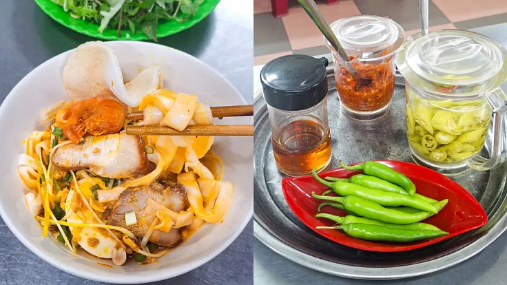 Mì Quảng 1A, a MICHELIN-listed eatery in Da Nang. (© Michelin)