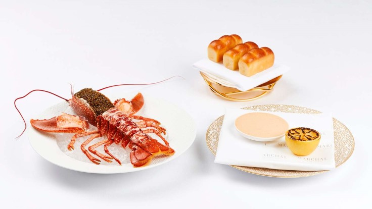 Decadent lobster at Michelin-Starred Marchal. © Marchal