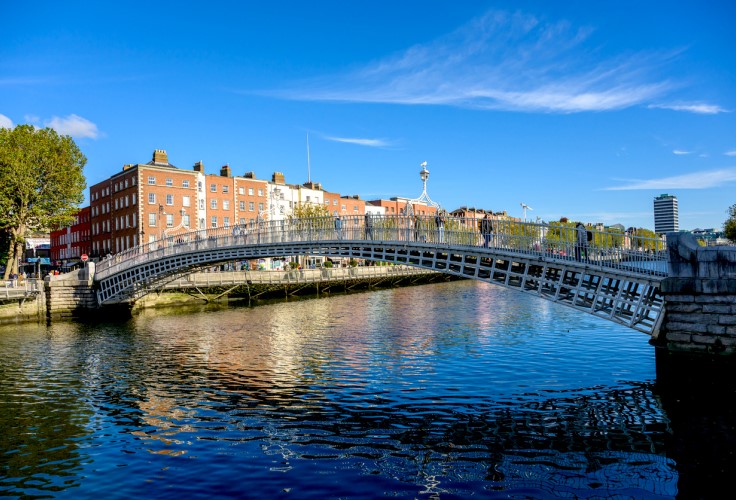 While you're in Dublin, take a walk over Ha'penny Bridge. © Jun Zhang/iStock