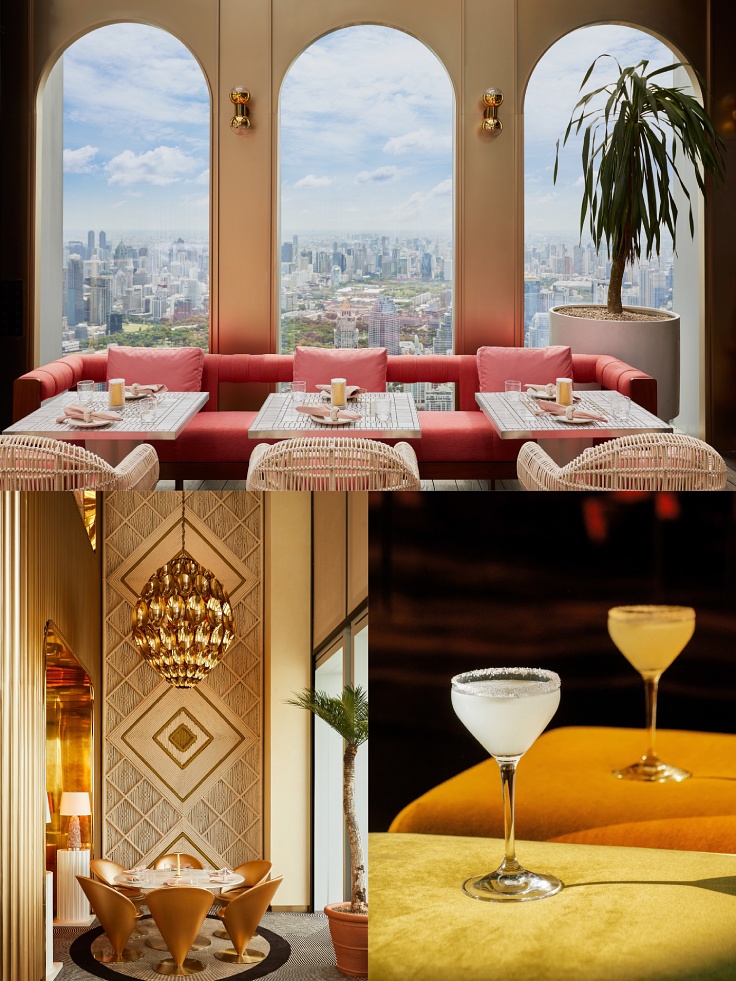 Ojo, perched on the 76th floor of the iconic King Power Mahanakhon building, holds the title of Thailand’s highest restaurant. (© The Standard Bangkok)