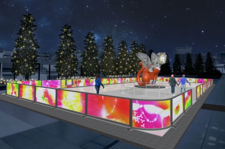 Tokyo has several spots for ice skating. (©GINZA SIX)