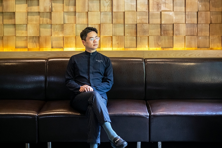 Chef Tung of the MICHELIN-listed T.U.N.G Dining in Hanoi and Å by T.U.N.G in Ho Chi Minh City. (© Linh Pham/ MICHELIN Guide Vietnam)