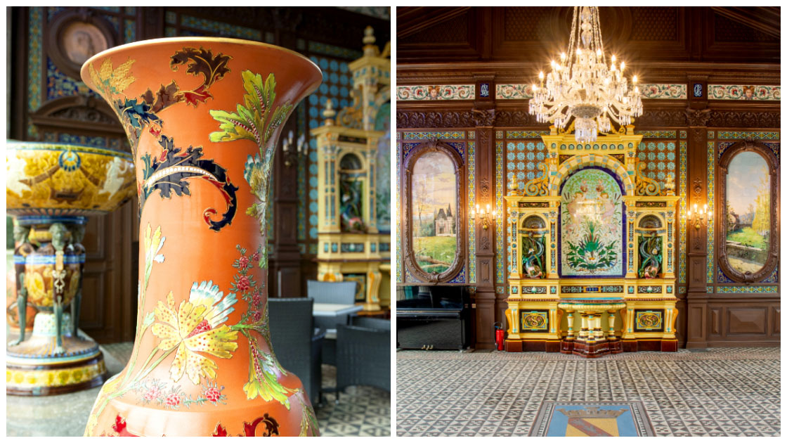 The Ceramics Museum's sumptuous winter garden in Sarreguemines. © Thierry Grun - Sarreguemines Tourisme / Seq.K