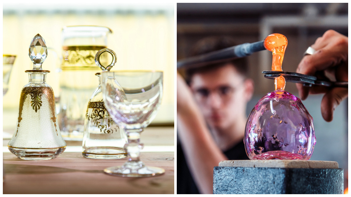 The Cristallerie Saint-Louis / A glassblower from the Centre International d'Art Verrier de Meisenthal. © Thomas Garcia / Guy Rebmeister