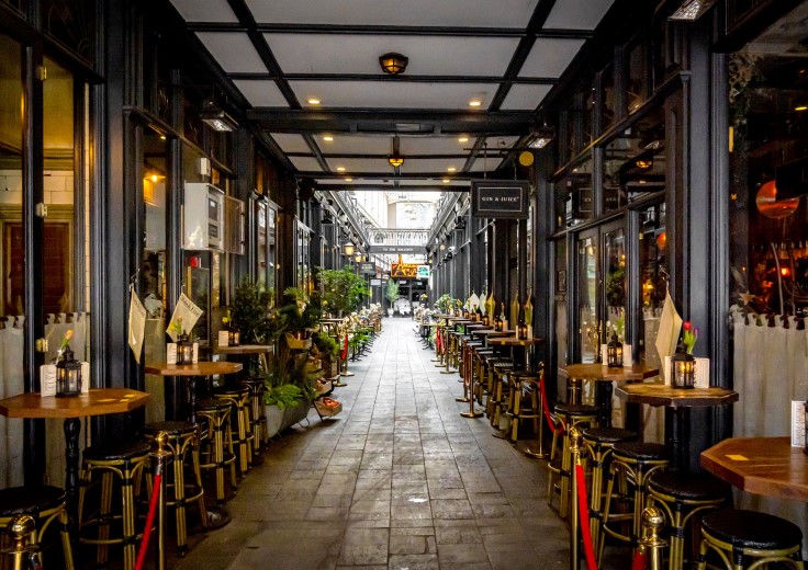The historic Castle Arcade in Cardiff, home to the Gin and Juice bar. © Thomas Faull/iStock