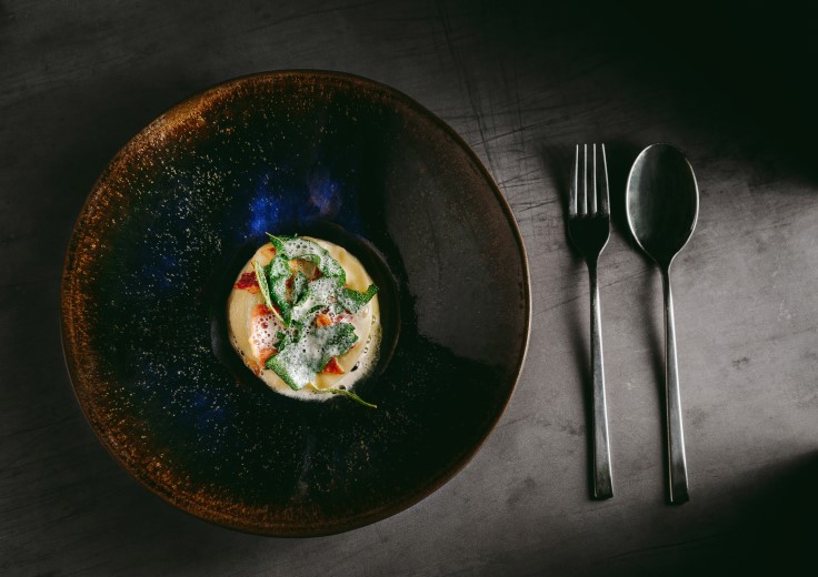 One of the many beautifully presented dishes at family-run Home in Penarth. © Aga Tomaszek