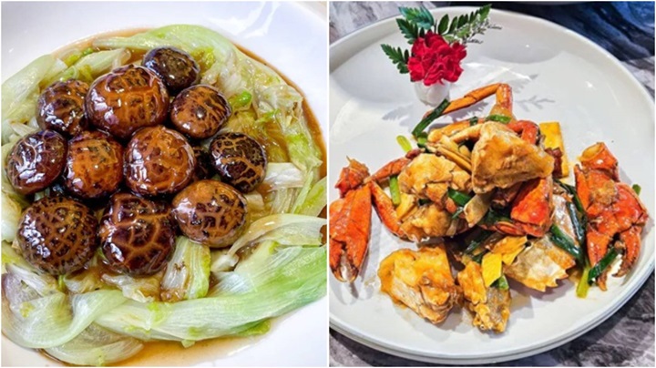 Dishes from newly-awarded Bib Gourmand Taste Soar × Da Tou Hui (right photo) and Song Yuan. (©MICHELIN)