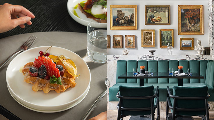 Frühstück und das Restaurant Glasswing im The Amauris Vienna © Tony Gigov The Amauris Vienna